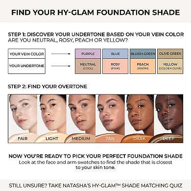 Hy-Glam Foundation Hydrating & Blurring Luminous Longwear Serum Foundation