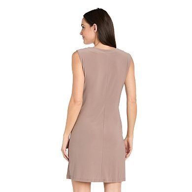 Women's R&M Richards Sheer Sleeve Tiered Dress
