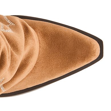 madden girl Rusty Women's Boots with Embroidery Detail