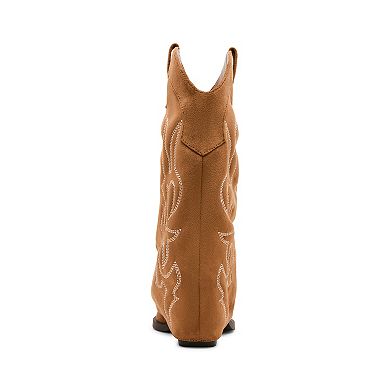 madden girl Rusty Women's Boots with Embroidery Detail