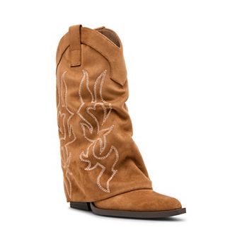 madden girl Rusty Women's Boots with Embroidery Detail