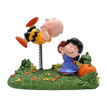 Celebrate Together™ Peanuts Charlie Brown & Lucy Football Resin Figurine Table Decor