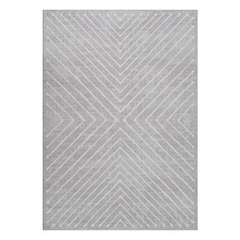 Modern Geometric Area Rug for Living Room Non Slip Ultra Thin Machine Washable Mat for Bedroom