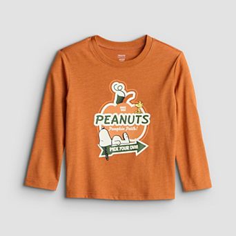 Baby & Toddler Boy Jumping Beans® Peanuts Snoopy & Woodstock Pumpkin Patch Graphic Tee