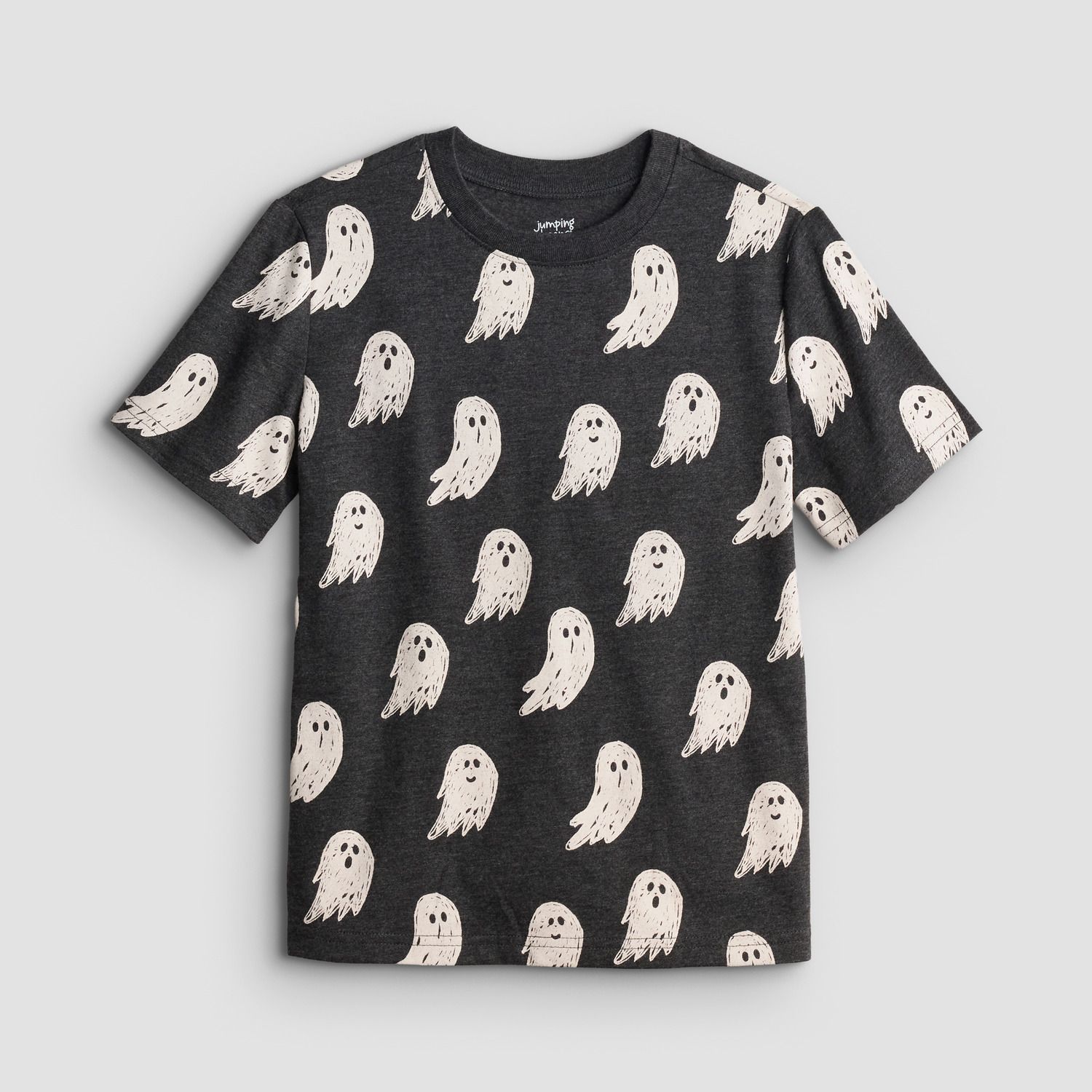 Футболка Jumping Beans® Spooky Graphic для мальчиков, цвет: Чёрный с принтом — фото 1