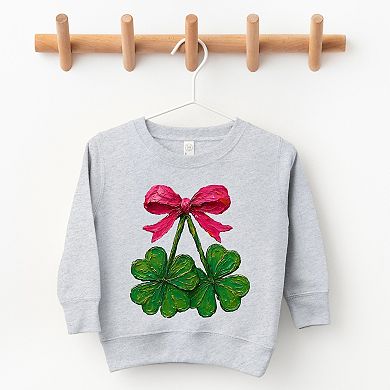 Clover Cherries Paint - Toddler Graphic Sweatshirt