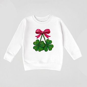 Clover Cherries Paint - Toddler Graphic Sweatshirt