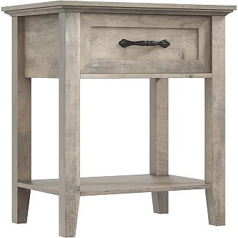 Versatile Nightstand with Storage Drawer, Modern End Table for Bedroom & Nursery, Easy Assembly