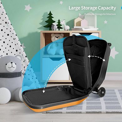 Luggage With Removable Handle, Airplane Approved Trolley Case