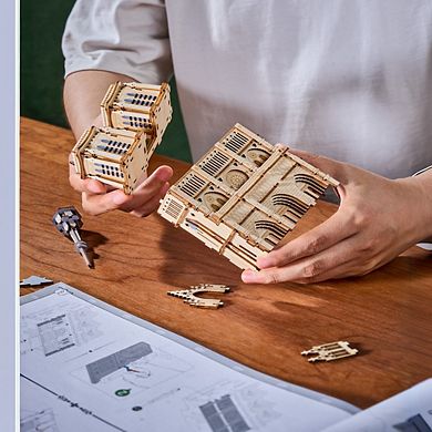 DIY 3D Wood Puzzle: Paris Cathedral 330 pieces