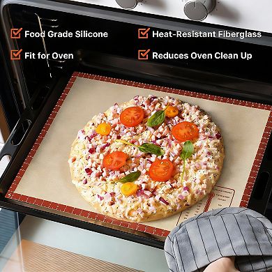 Extra Thick Silicone Baking Mat - Non-Stick, Heat-Resistant, Easy Clean
