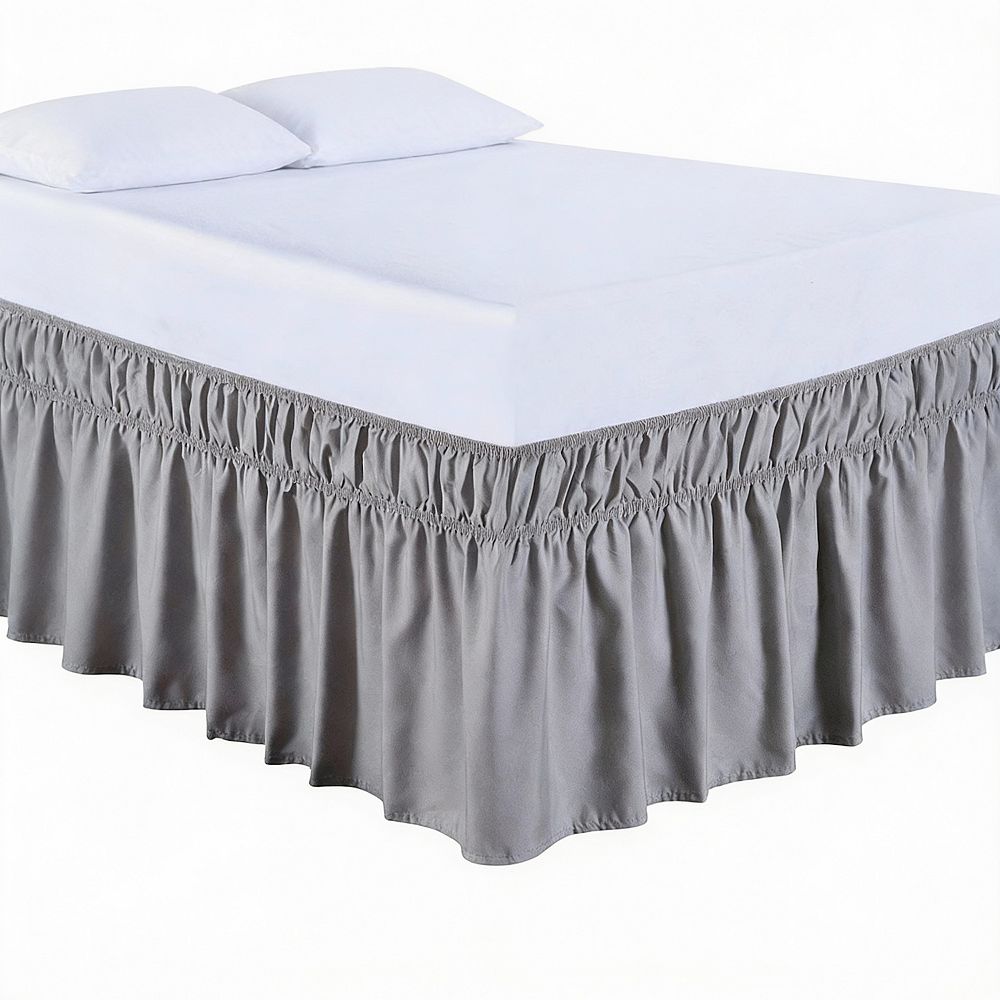 Elastic Dust Ruffled Bed Skirt, 16