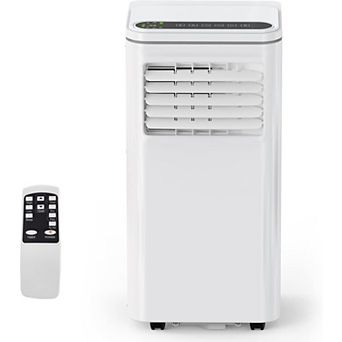 10,000 BTU 3-in-1 Portable AC - Cools 450 Sq.Ft Rooms with Remote, Timer & Sleep Mode