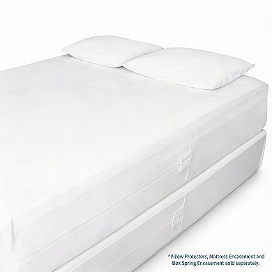 Waterproof, Bed Bug Proof, Hypoallergenic Pillow Protectors - 100% Cotton