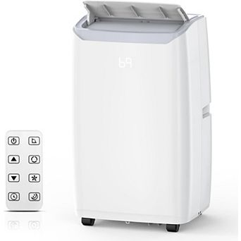 14,000 BTU 3-in-1 Portable AC for Room up to 750 Sq.Ft - Energy Efficient with Remote & Timer