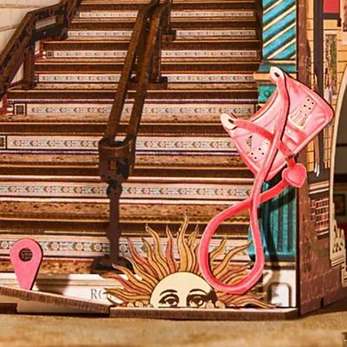 DIY 3D Book Nook Kit: Street Scene 196 pieces