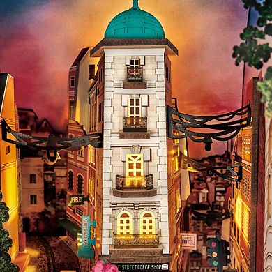 DIY 3D Book Nook Kit: Street Scene 196 pieces