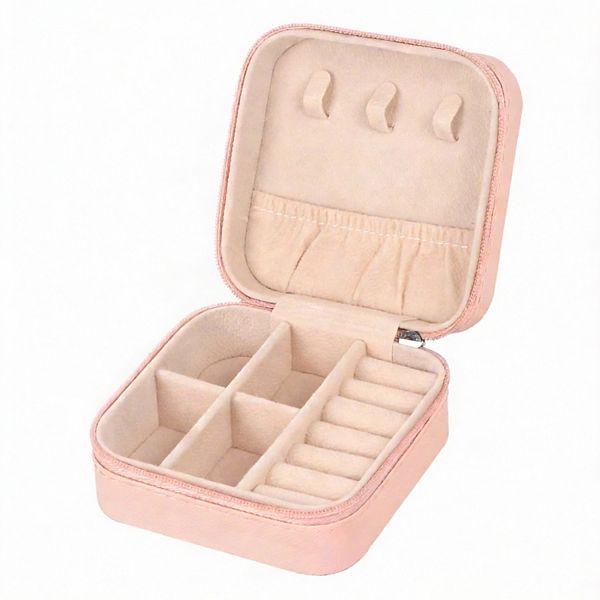 PU Leather Mini Jewelry Case for Women