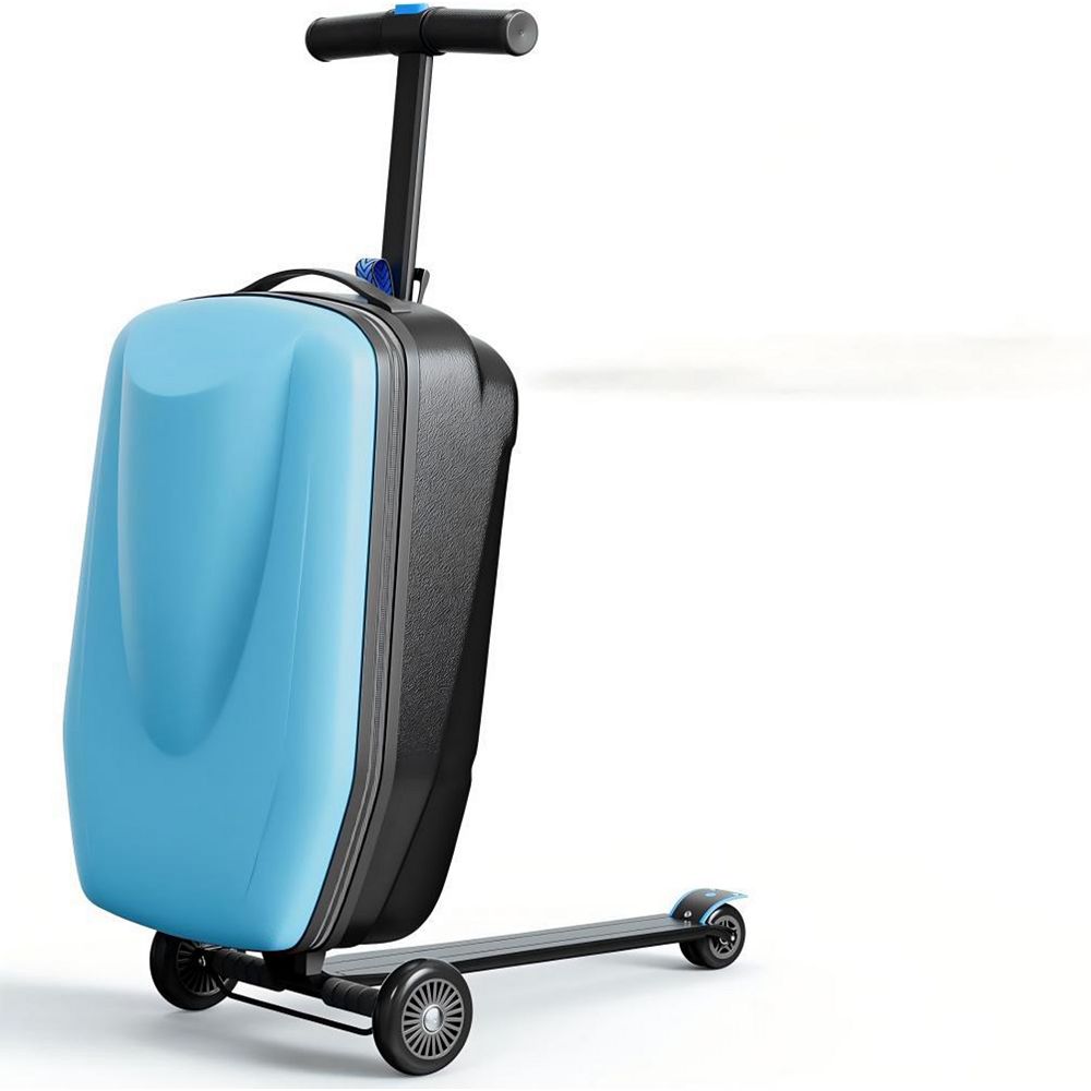 Mjkone 21 Inch 3-D Hardshell Scooter Luggage for Kids & Adults