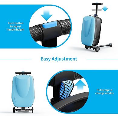 Luggage With Removable Handle, Airplane Approved Trolley Case