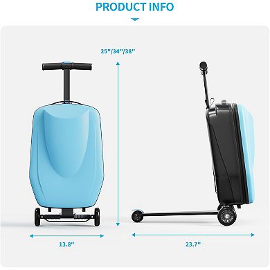 Luggage With Removable Handle, Airplane Approved Trolley Case