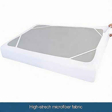 Queen Size Box Spring Cover - Smooth, Elastic, Dustproof, Washable