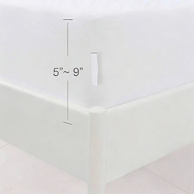 Queen Size Box Spring Cover - Smooth, Elastic, Dustproof, Washable