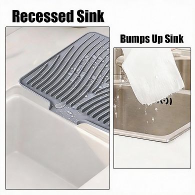 Silicone Dish Drying Mat: Quick Dry, Heat-Resistant, Multifunctional