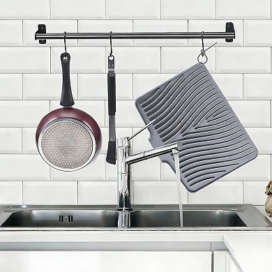 Silicone Dish Drying Mat: Quick Dry, Heat-Resistant, Multifunctional