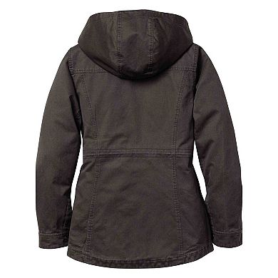 Women's Legendary Whitetails Saddle Country Shirt Jacket with Removable Hood