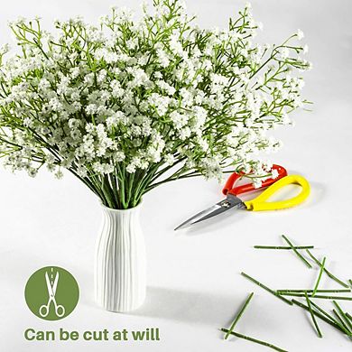 10-Pack Artificial Baby’s Breath Flowers for Decoration