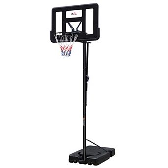 ELEMENT ACE Adjustable Portable Basketball Hoop with Shatter-Proof Backboard and Fillable Base