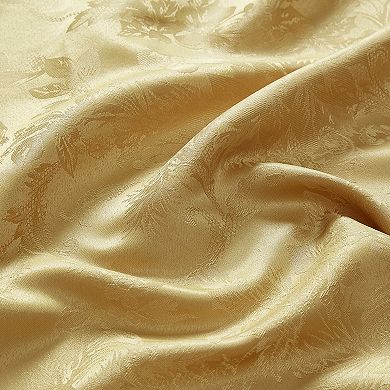 Elrene Home Fashions Poinsettia Elegance 52"x52" Square Tablecloth