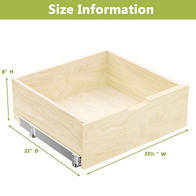 ELEMENT ACE Hard Close Full Extension Pull Out Cabinet Storage Organizer Drawer Shelf