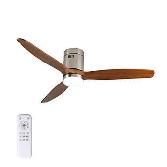 ELEMENT ACE 52 Inch Reversible DC Motor Ceiling Fan with Integrated LED Light and Remote Control