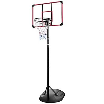 ELEMENT ACE Height-Adjustable Portable Basketball Hoop with Wheels and Durable Backboard