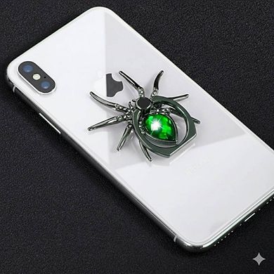 Spider Rhinestone Phone Ring Finger Grip
