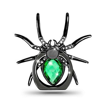 Spider Rhinestone Phone Ring Finger Grip