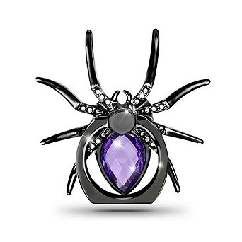 Spider Rhinestone Phone Ring Finger Grip