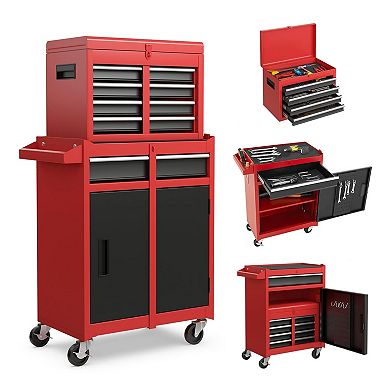 ELEMENT ACE 5-Drawer Rolling Tool Storage Cabinet with Detachable Top Box and Locking Wheels