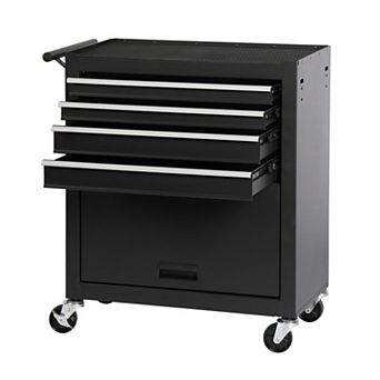 ELEMENT ACE Heavy-Duty Rolling Tool Chest Cabinet with Four Drawers and Locking Casters for Workshop