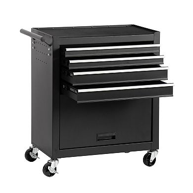 ELEMENT ACE Heavy-Duty Rolling Tool Chest Cabinet with Four Drawers and Locking Casters for Workshop