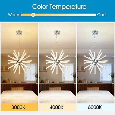 ELEMENT ACE Contemporary Adjustable Pendant Lighting Fixture with Multiple Lights