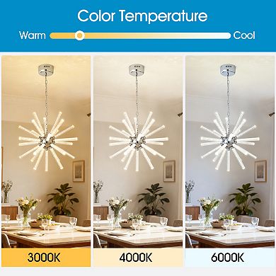 ELEMENT ACE Contemporary Adjustable Pendant Lighting Fixture with Multiple Lights