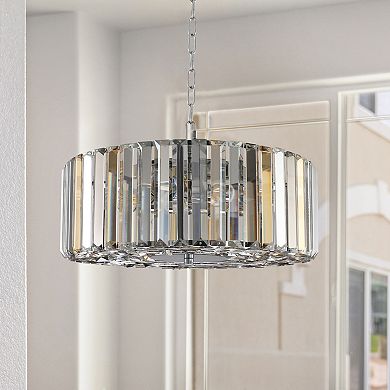 ELEMENT ACE Crystal Pendant Chandelier with Adjustable Suspension Height for Modern Interior Spaces