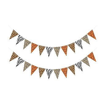Splendid Frame Animal Print Party Banner