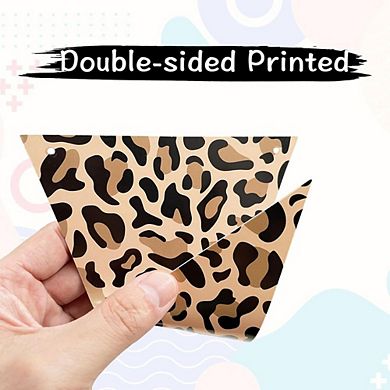 Splendid Frame Animal Print Party Banner