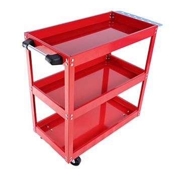 ELEMENT ACE Heavy-Duty Steel Rolling Tool Cart with Lockable Casters