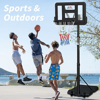 ELEMENT ACE Adjustable Portable Basketball Hoop System for Indoor and Outdoor Use
