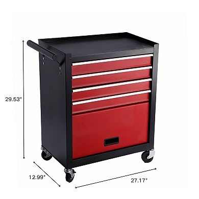 ELEMENT ACE Heavy-Duty Rolling Tool Storage Cabinet with Drawers & Locking System